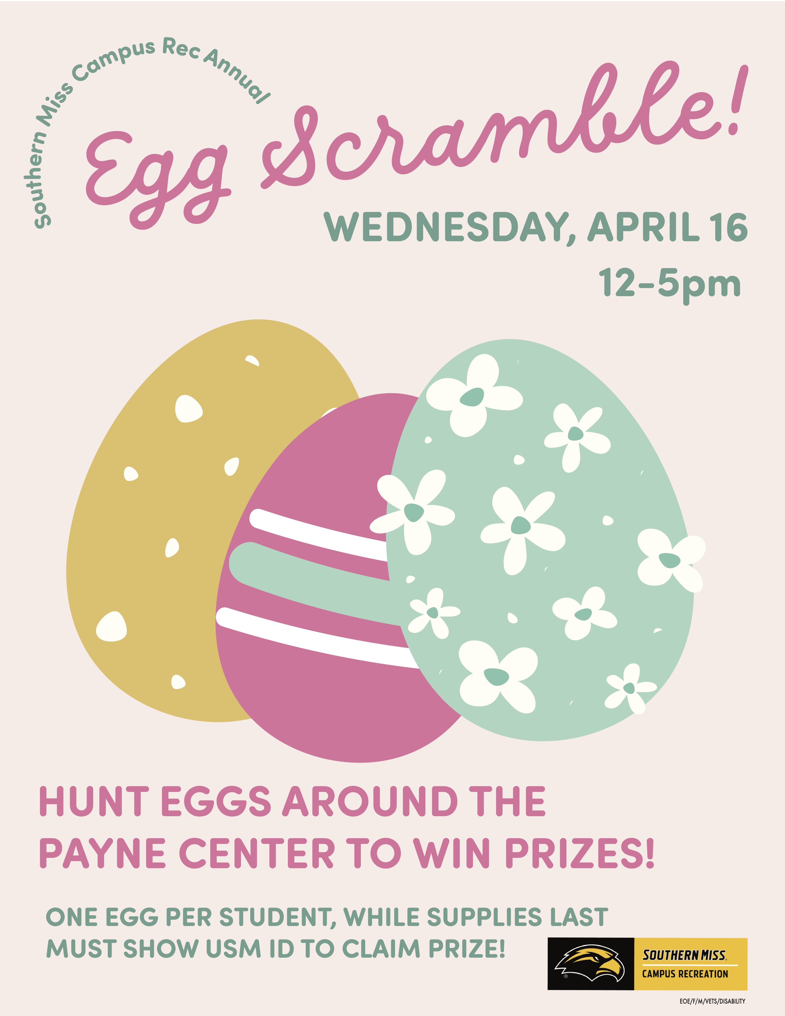 Egg Scramble Student Egg Hunt