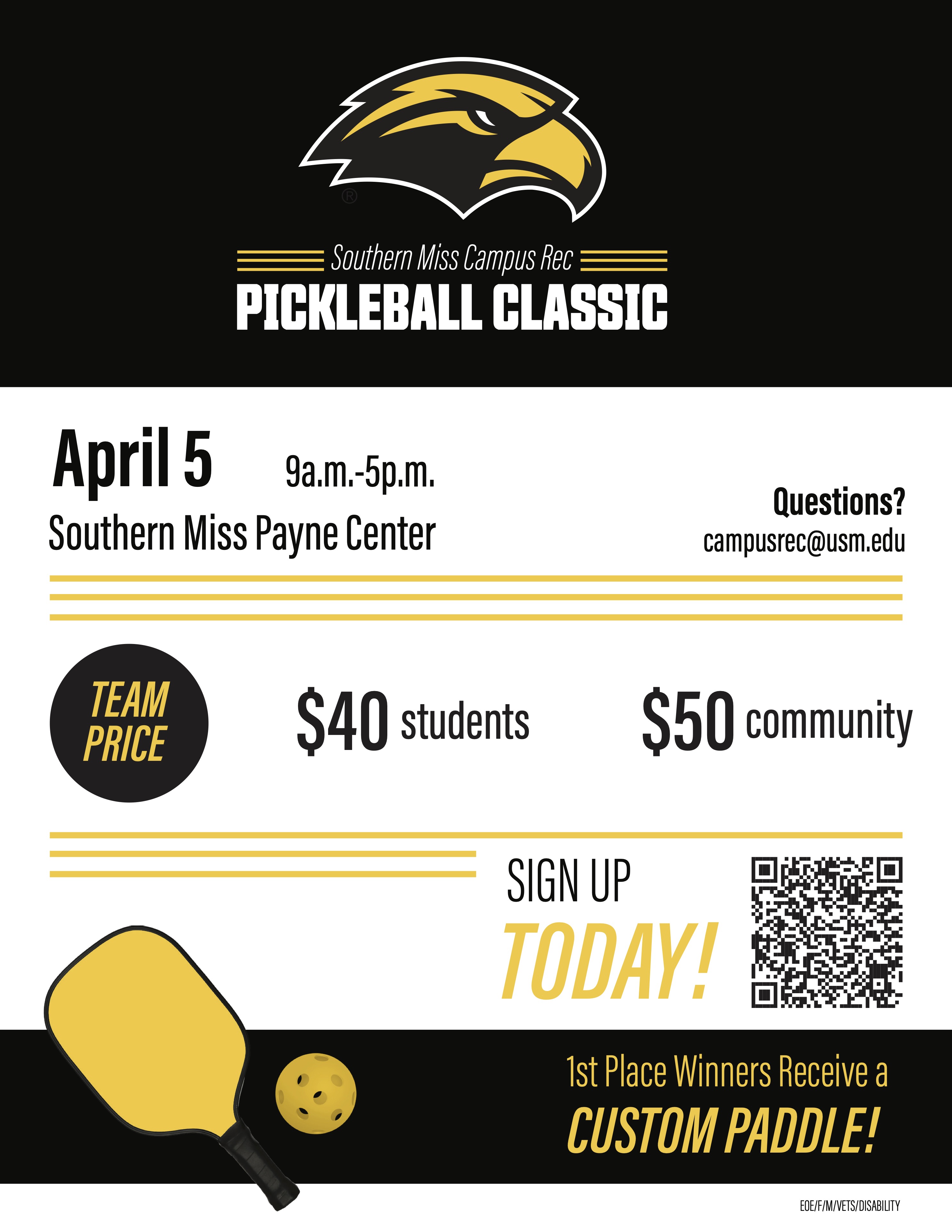 Pickleball Classic Flyer 2025