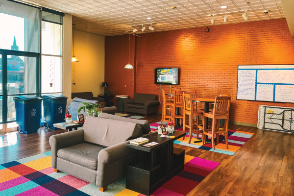 front lobby