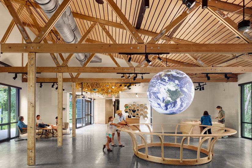 Inside the Marine Education Center