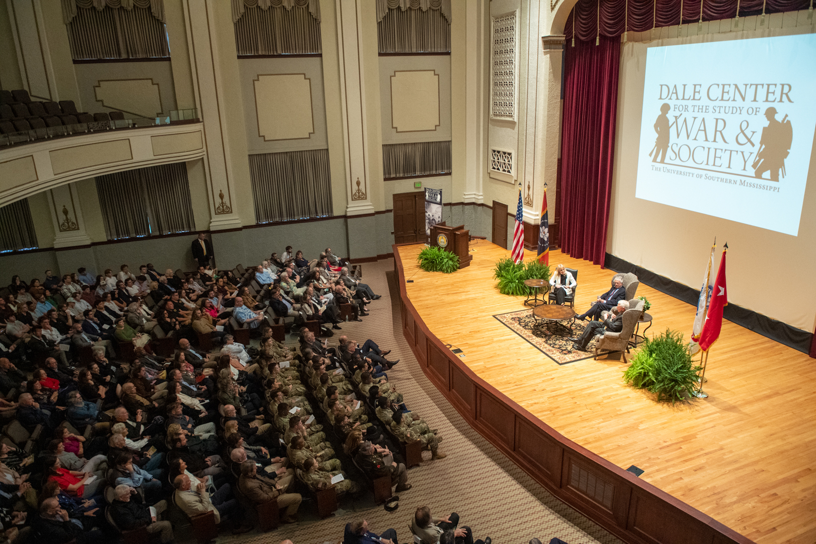 Dale Lecture Blount, Koppel Share Reflections on Legacy of Operation Iraqi Freedom During Dale Lecture Event at USM