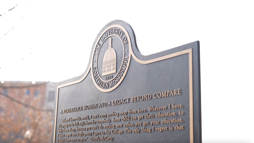 Plaque Oseola
