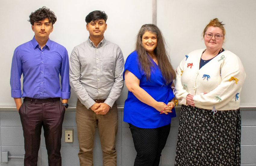 Nicole Fagan, Kristen Gilmer, Amanda Hammons, Aayush Gautam, Hritik Ghising USM