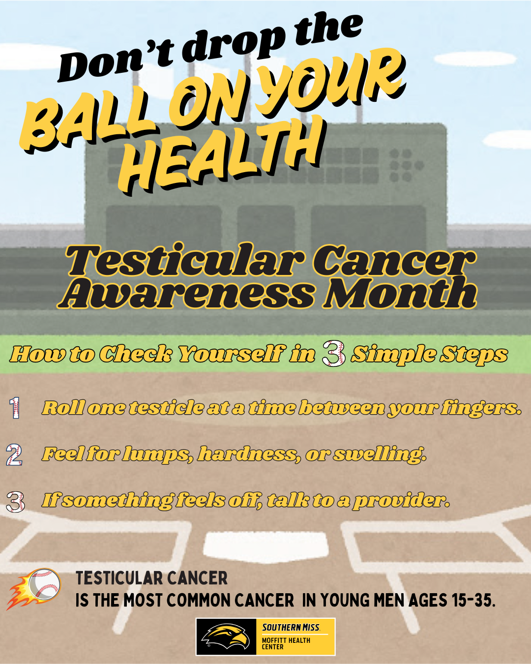 don't drop the ball on your health
