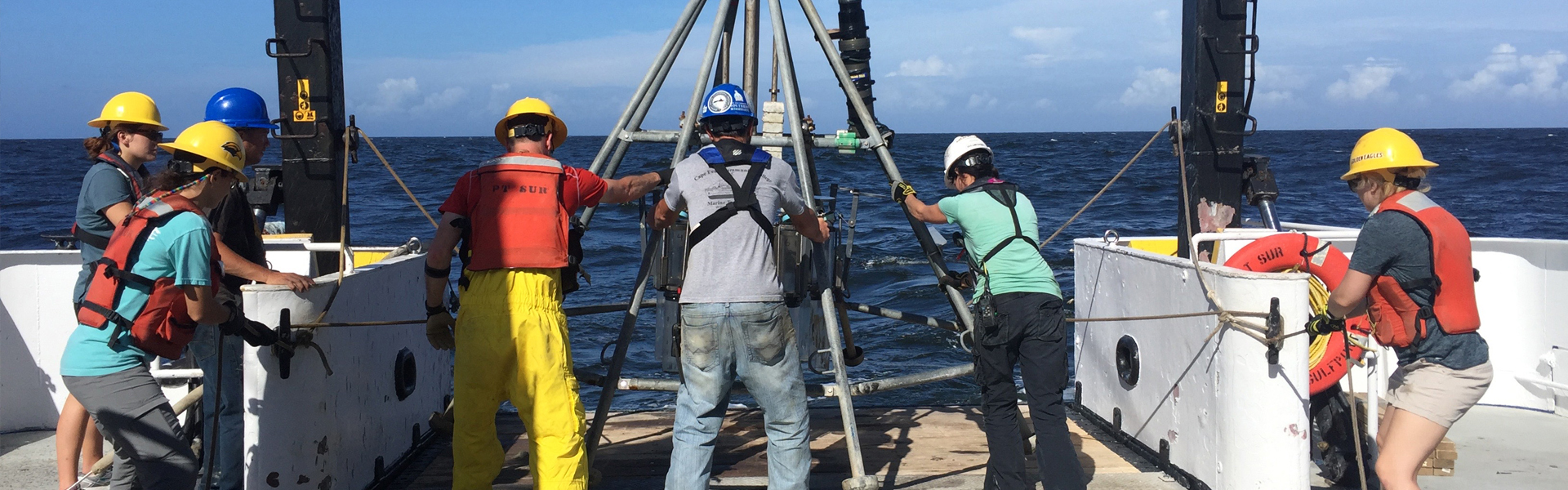 Onboard R/V Point Sur Onboard R/V Point Sur