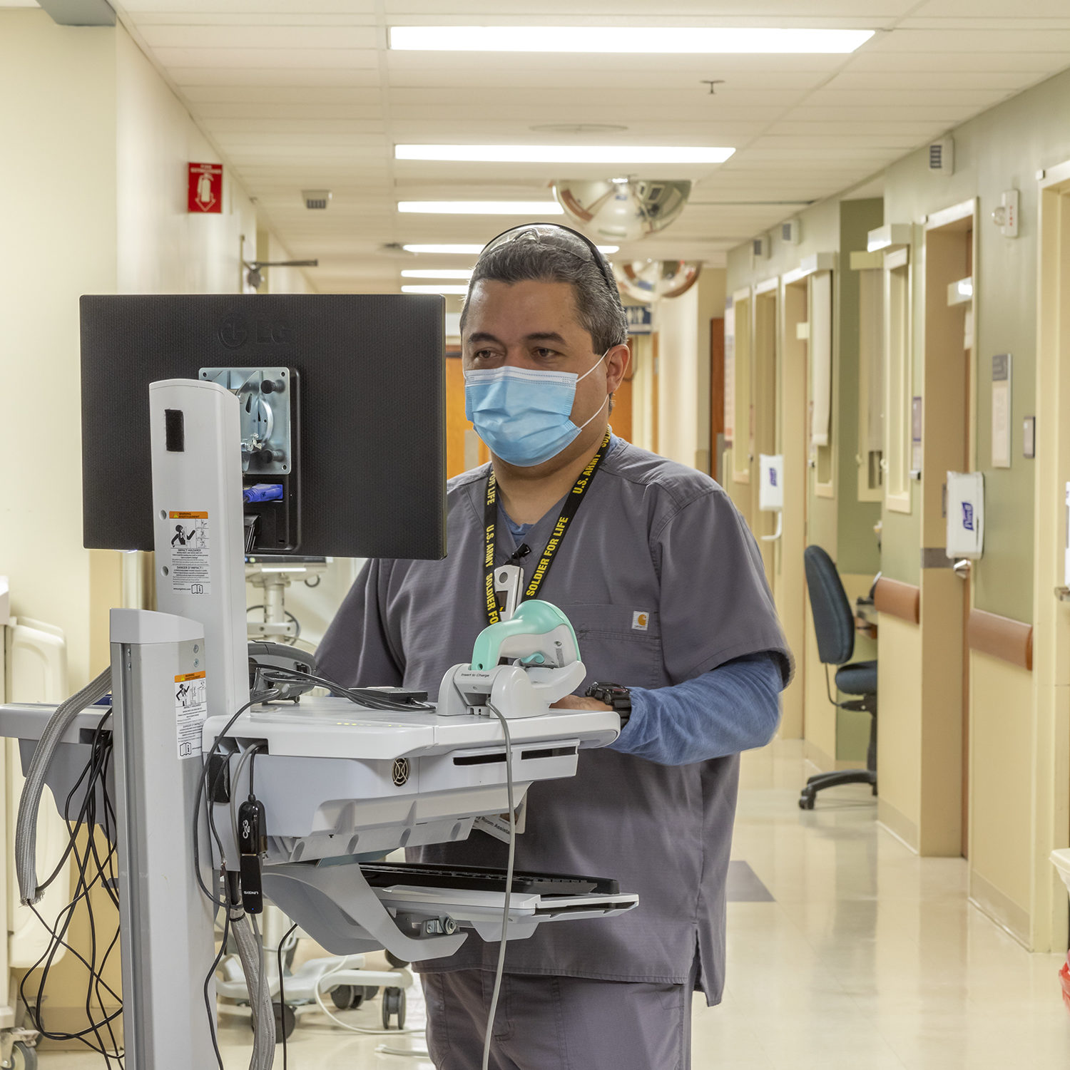 Emergency Department nurse caring through COVID-19