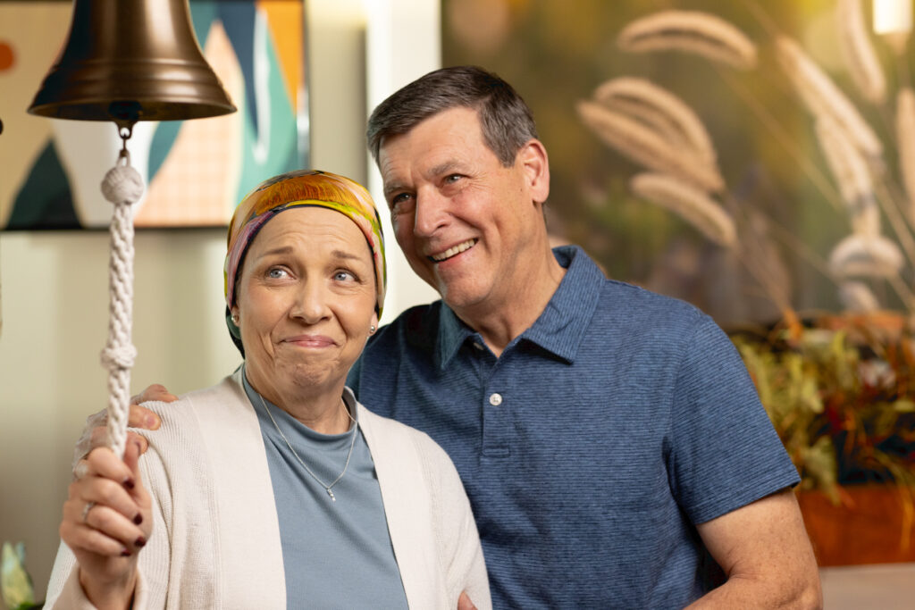 Cancer patient rings bell