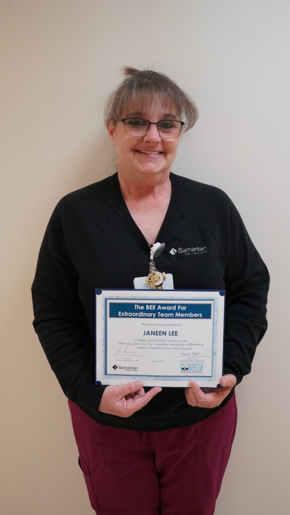 Photo of Janeen Lee, January 2025 BEE award winner